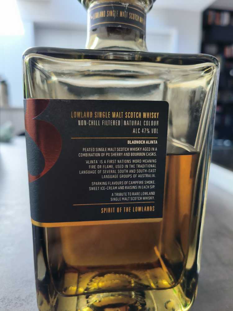 Bladnoch Alinta - Bladnoch Distillery (700 mL) alcohol collectible [Barcode 851370006822] - Main Image 3