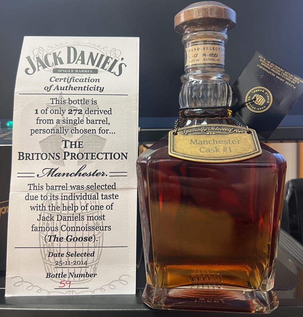 Manchester Cask 2015 - Jack Daniel’s Distillery, Lynchburg, TN (700 mL) alcohol collectible [Barcode 5099873088654] - Main Image 4