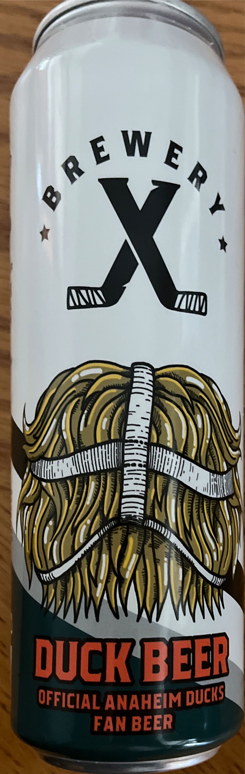 Duck Beer Official Anaheim Ducks Fan Beer - Brewery X alcohol collectible [Barcode 850034488073] - Main Image 2