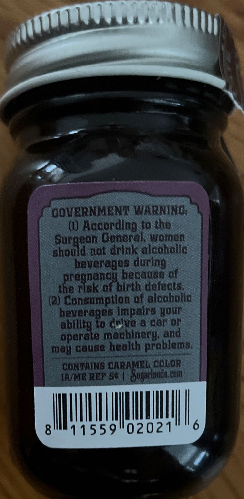 Appalachian Sippin Cream Dark Chocolate Coffee - Sugarlands Distilling Company (50 mL) alcohol collectible [Barcode 811559020216] - Main Image 2