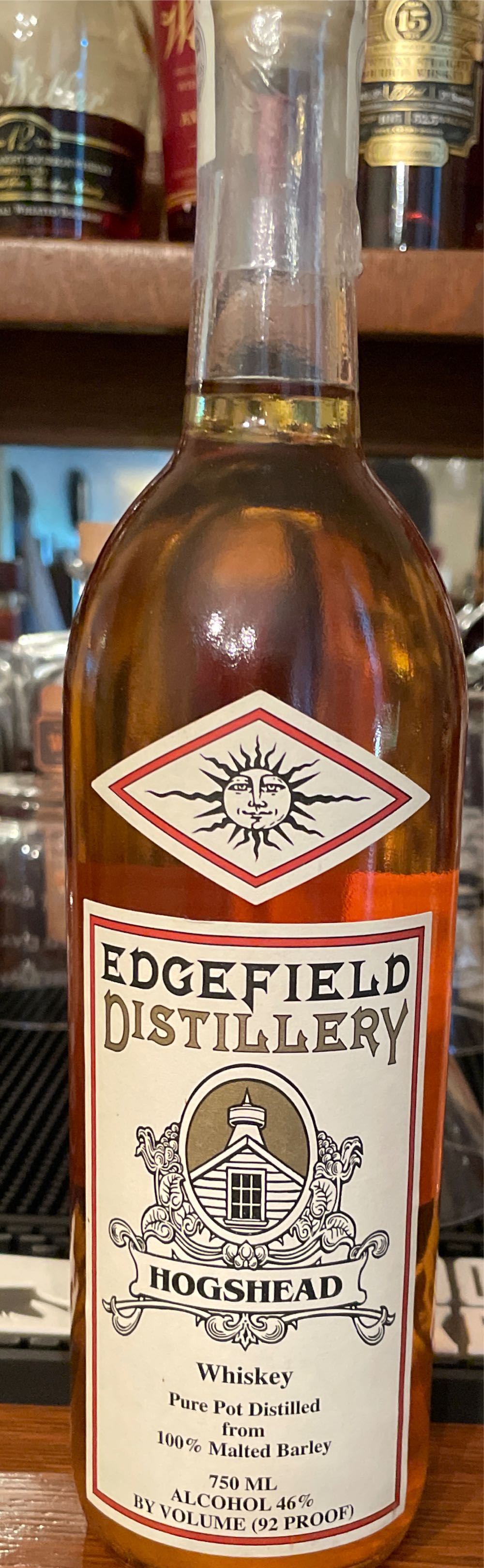 Hogshead Whiskey - Edgefield Distillery (750 mL) alcohol collectible - Main Image 2