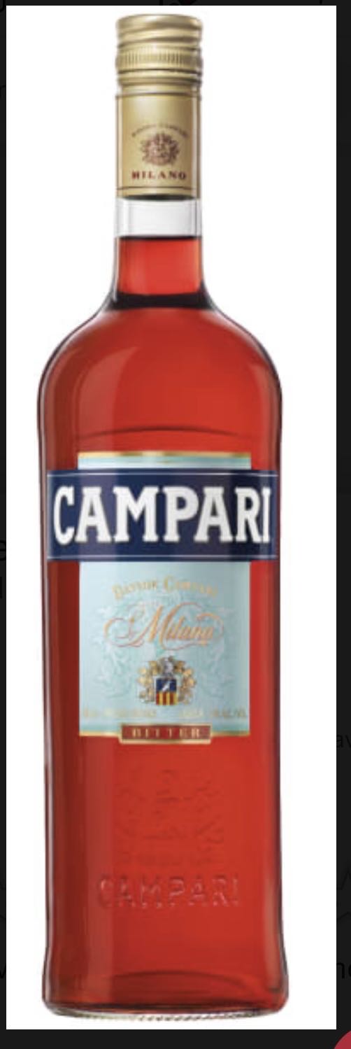 Campari Aperitivo Liqueur - Davide Campari Milano Italy (750 mL) alcohol collectible - Main Image 1