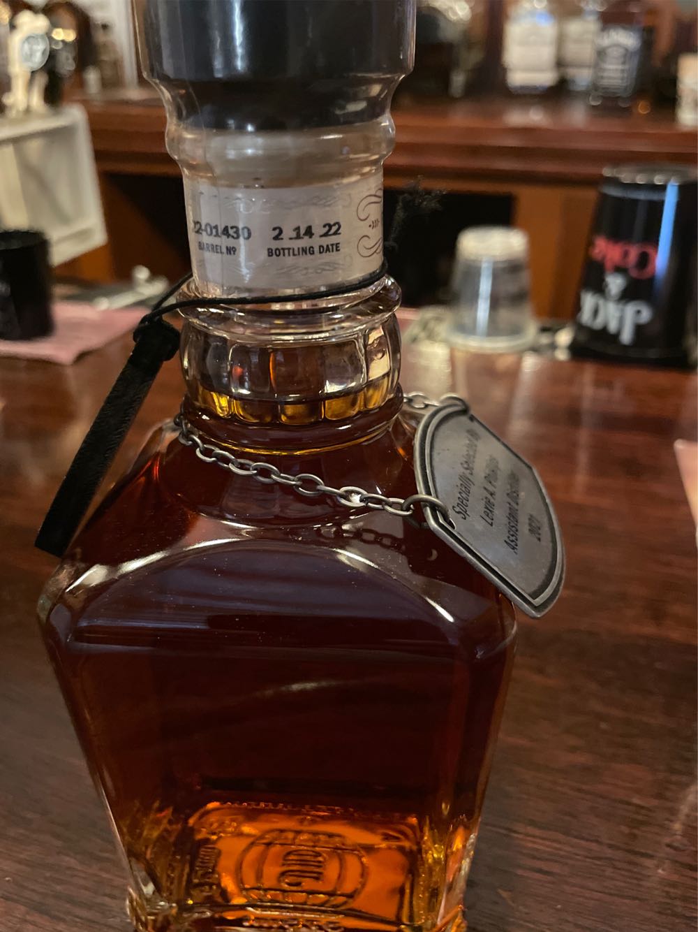 Jack Daniels Single Barrel Rye - Jack Daniel‘s Distillery (375 mL) alcohol collectible [Barcode 082184003695] - Main Image 4