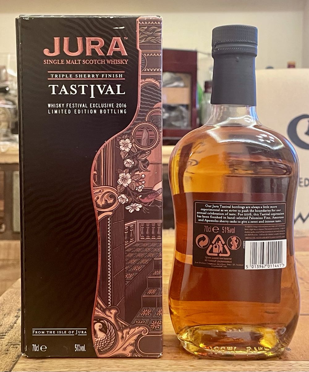 JURA Tastival 2016 Single Malt Scotch Whisky - Jura Distillery (700 mL) alcohol collectible [Barcode 5013967011441] - Main Image 2