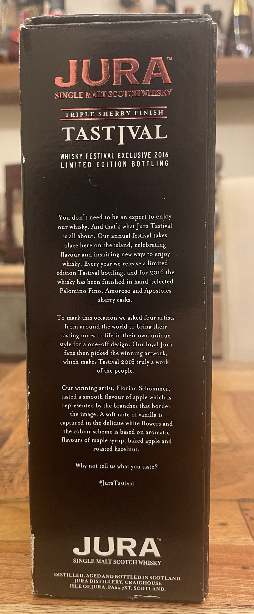 JURA Tastival 2016 Single Malt Scotch Whisky - Jura Distillery (700 mL) alcohol collectible [Barcode 5013967011441] - Main Image 4