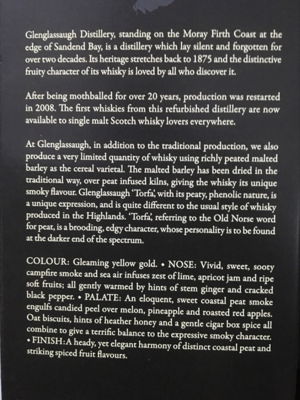 Glenglassaugh Torfa л 50% 5060193842035 - Glenglassaugh (700 mL) alcohol collectible [Barcode 5060193842035] - Main Image 2