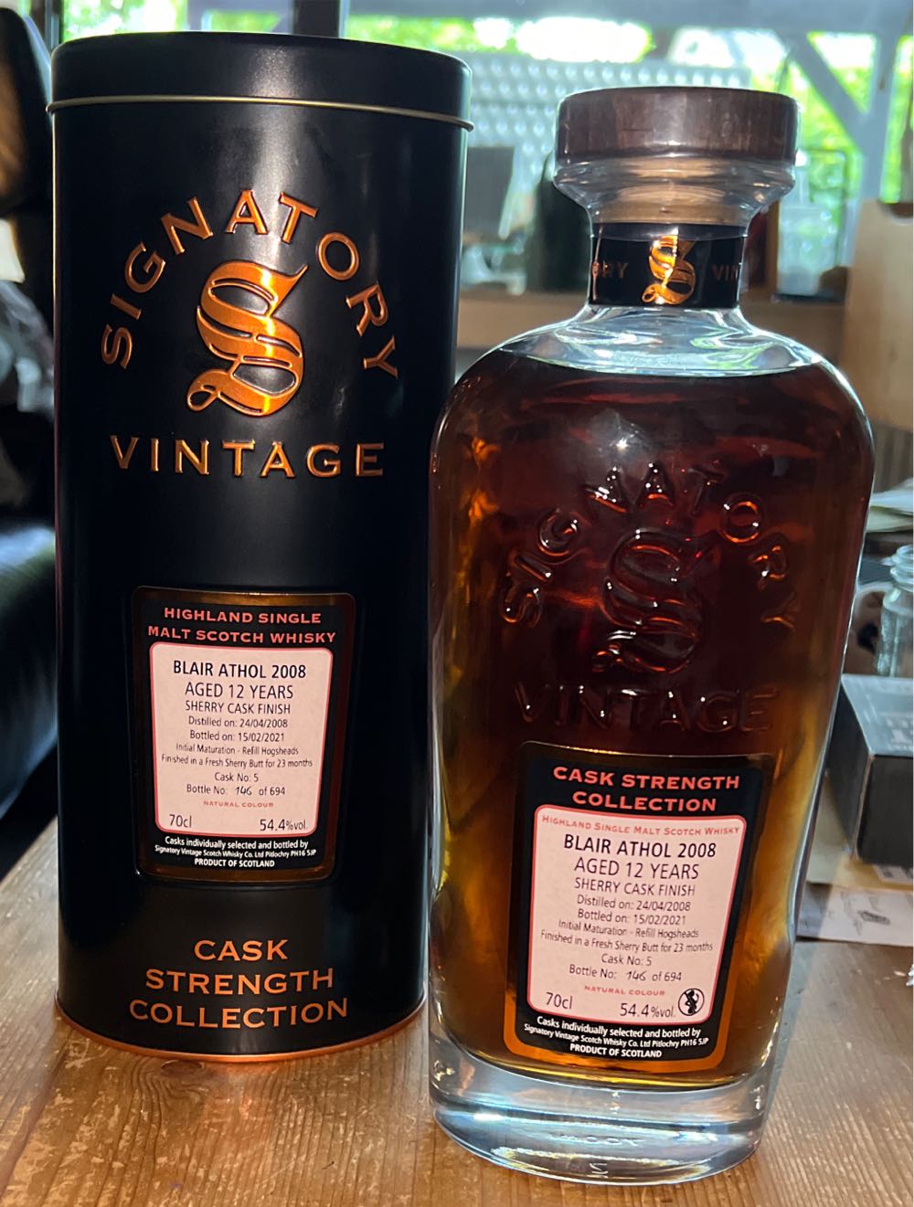 Blair Athol 12 Years - Signatory Vintage (700 mL) alcohol collectible [Barcode 5021944111831] - Main Image 1