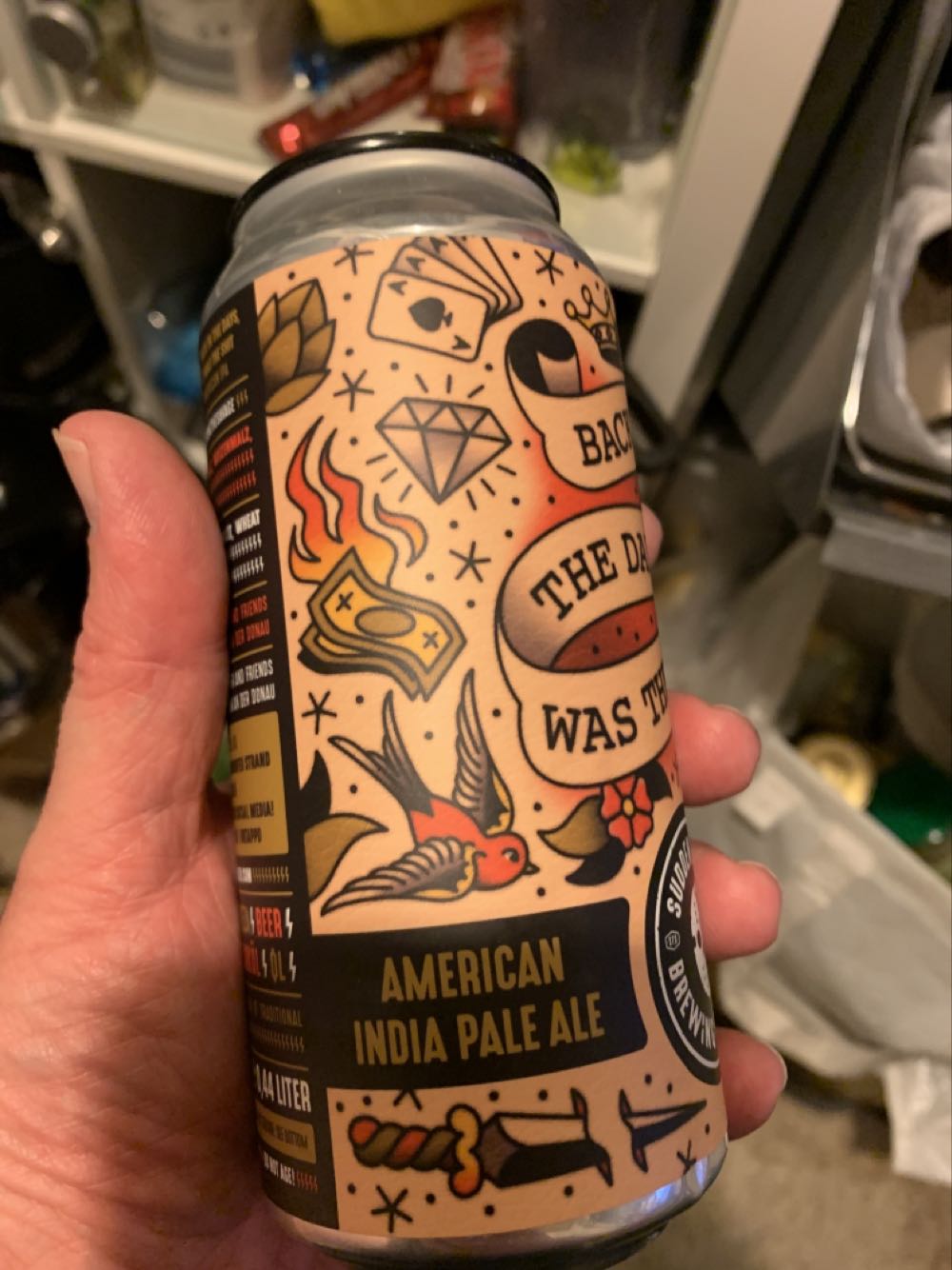 Back In The Days It Was The Shit Sudden Death Brewing Co. - Sudden Death (440 mL) alcohol collectible [Barcode 4260642390921] - Main Image 4