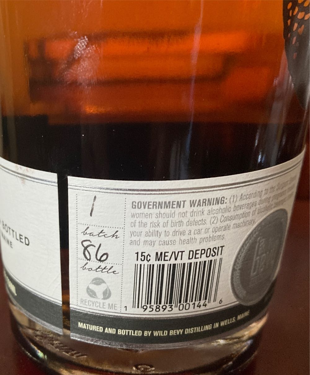 Wild Bevy Topknot Winter Rye - Wild Bevy (750 mL) alcohol collectible [Barcode 195893001446] - Main Image 2