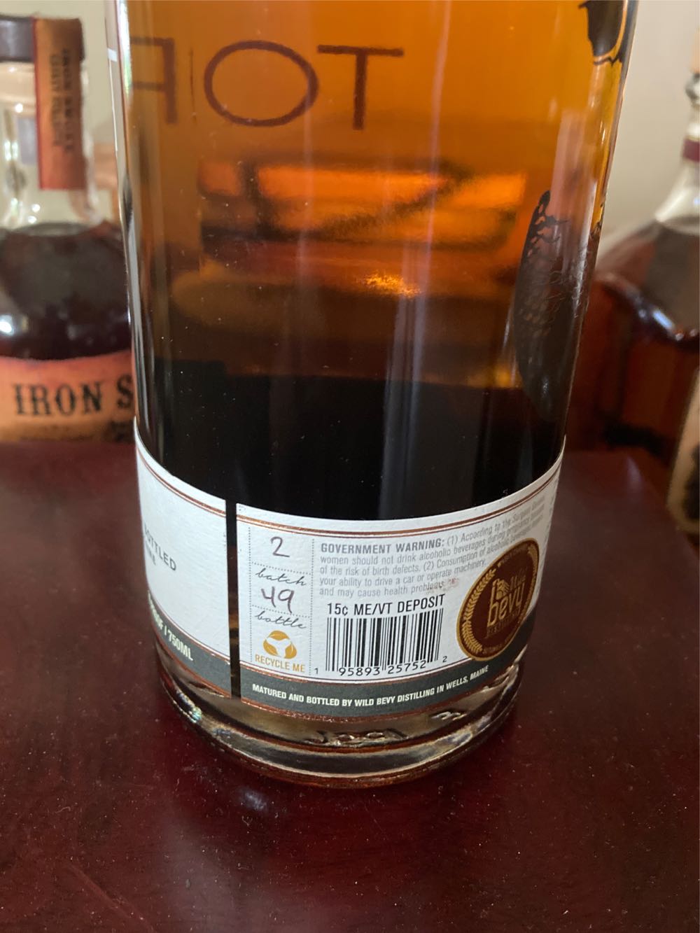 Wild Bevy Topknot Summer Double Barrel Bourbon - Wild Bevy (750 mL) alcohol collectible [Barcode 195893257522] - Main Image 2