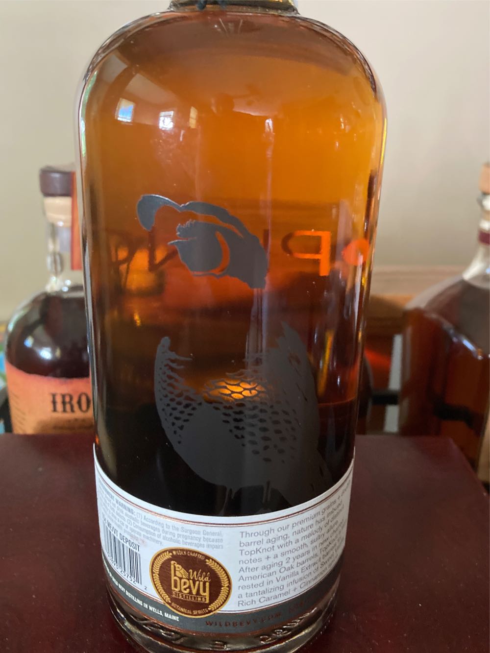 Wild Bevy Topknot Summer Double Barrel Bourbon - Wild Bevy (750 mL) alcohol collectible [Barcode 195893257522] - Main Image 3
