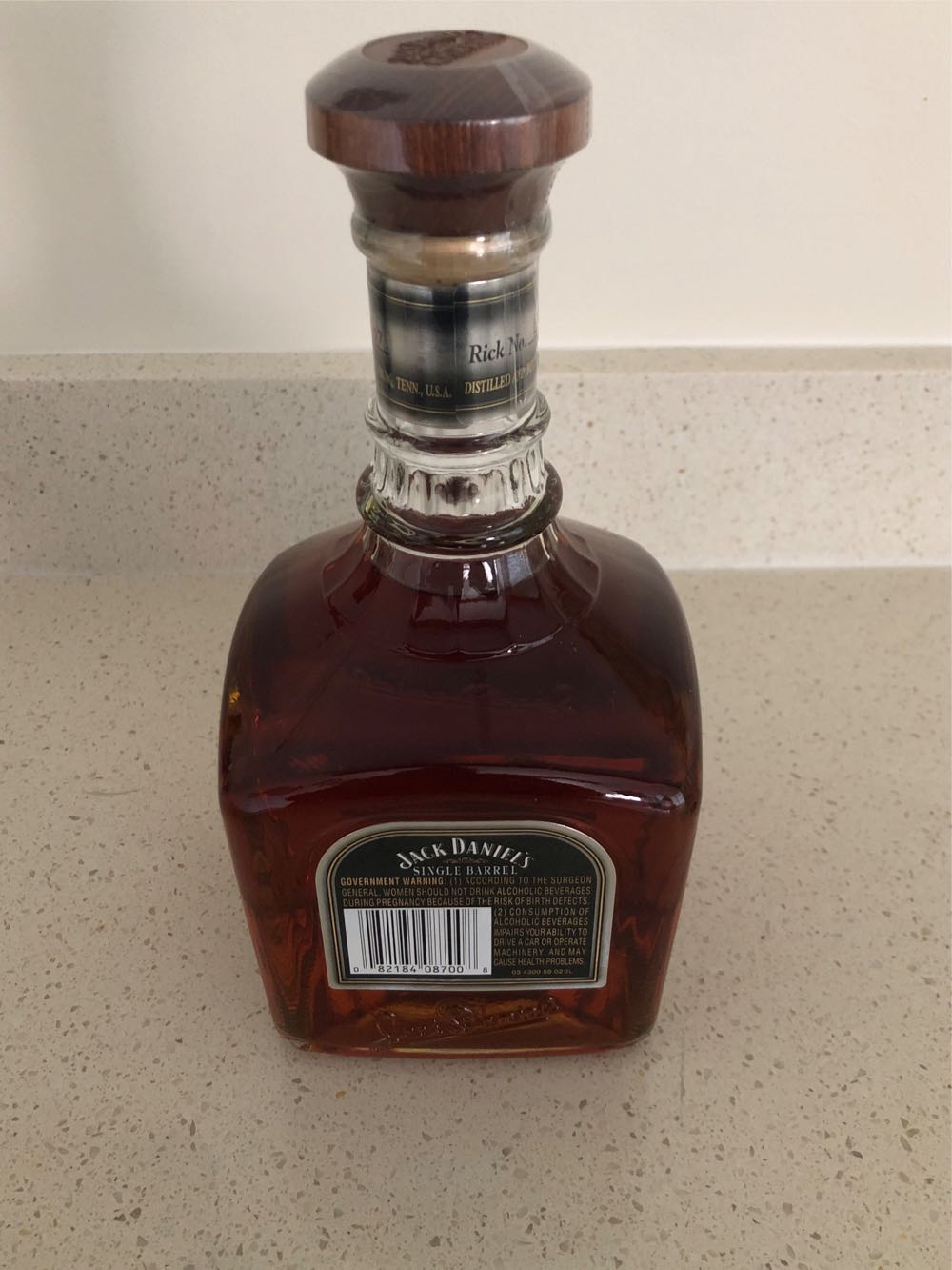 Jack Daniel’s Single Barrel 1st Generation 2007 - Jack Daniel’s Distillery, Lynchburg, TN (750 mL) alcohol collectible [Barcode 082184087008] - Main Image 3
