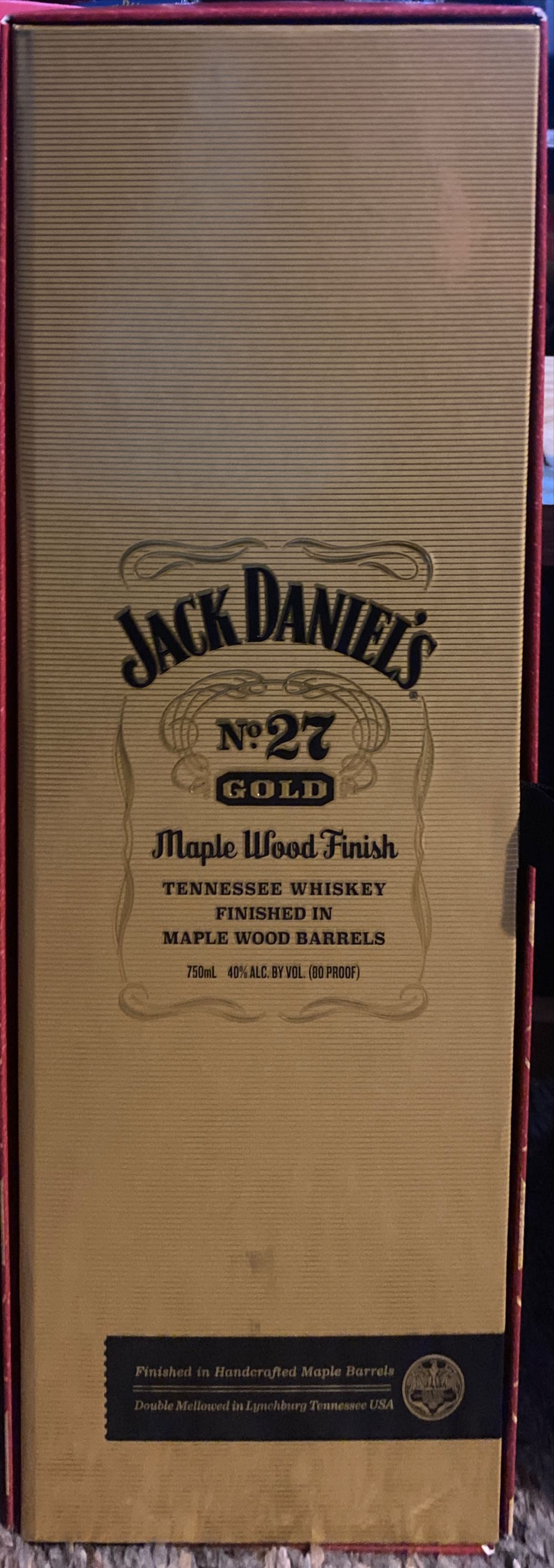 Jack Daniel’s Gold No. 27 Japanese - Jack Daniel’s Distillery, Lynchburg, TN (700 mL) alcohol collectible [Barcode 5099873003701] - Main Image 3