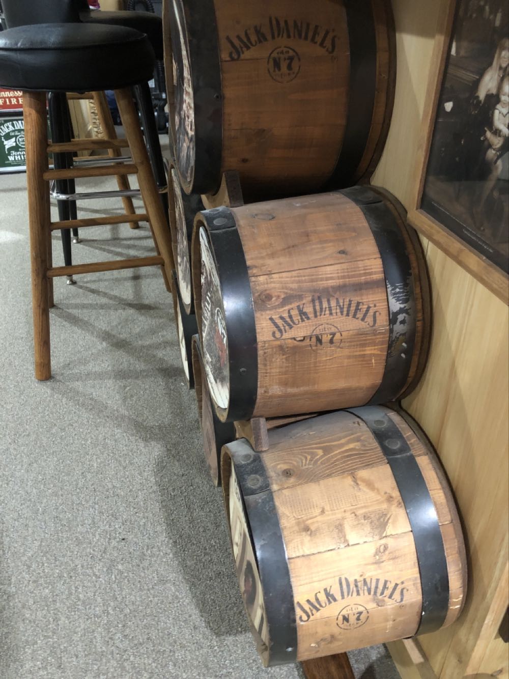 DISPLAY : JD Barrel Tree  alcohol collectible - Main Image 2