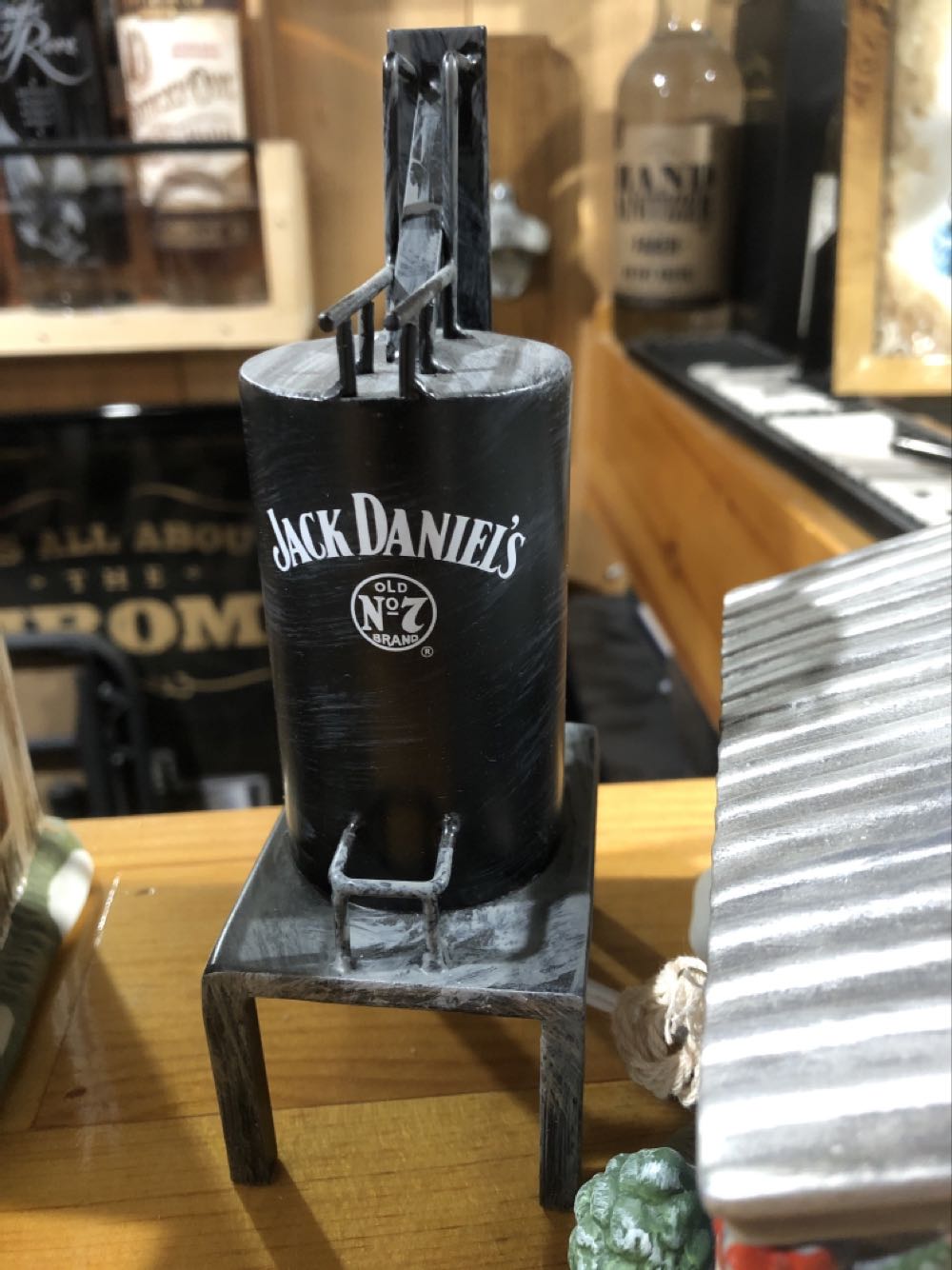 DEPT. 56 : Charcoal Building  alcohol collectible - Main Image 2