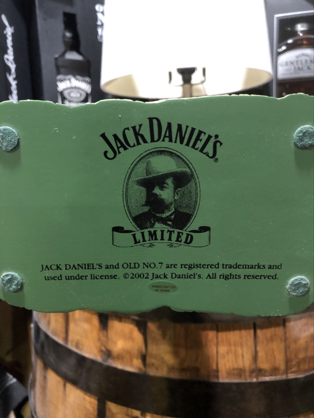 JD STATUE : Barrel Timepiece  alcohol collectible - Main Image 2