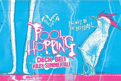 Flying Dog Pool Hopping - Flying Dog Brewery, Frederick alcohol collectible - Main Image 2