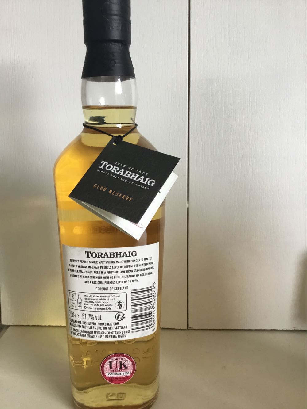 Torabhaig Club Reserve 2nd Edition 61.7% (2025) - Torabhaig alcohol collectible - Main Image 2