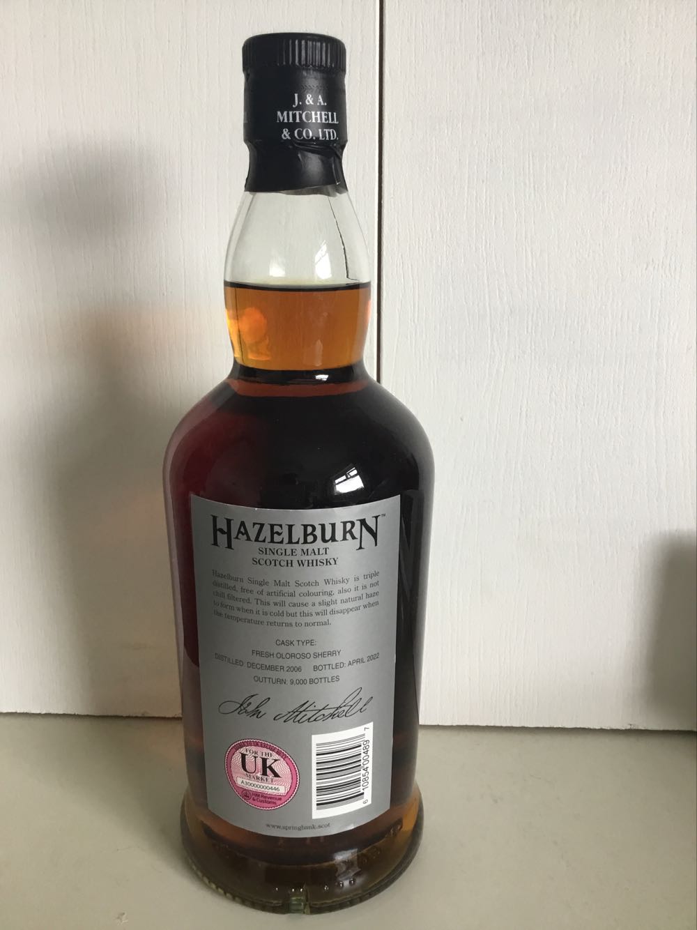 Hazelburn Oloroso Cask 15yo 54.2% - Hazelburn alcohol collectible - Main Image 2