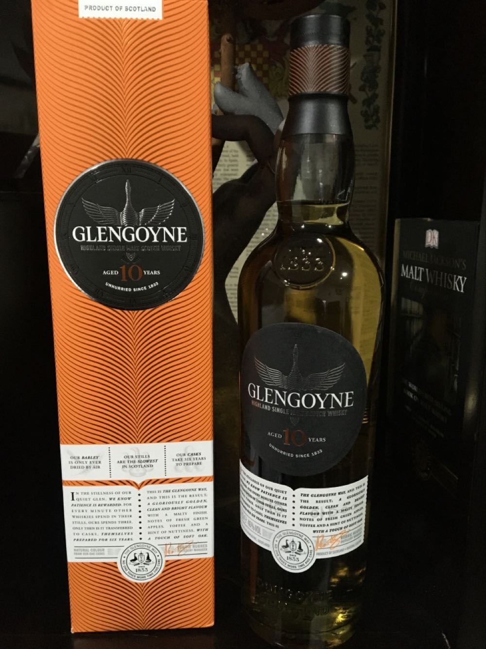 Glengoyne 10 Years - Glengoyne Distillery (700 mL) alcohol collectible [Barcode 5010852026634] - Main Image 2