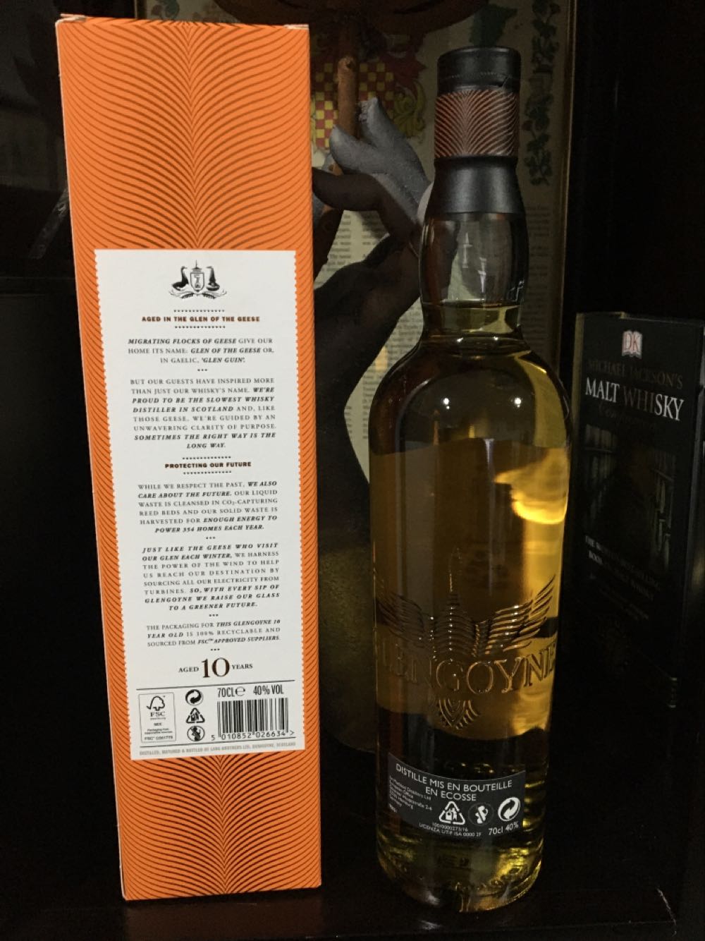 Glengoyne 10 Years - Glengoyne Distillery (700 mL) alcohol collectible [Barcode 5010852026634] - Main Image 3