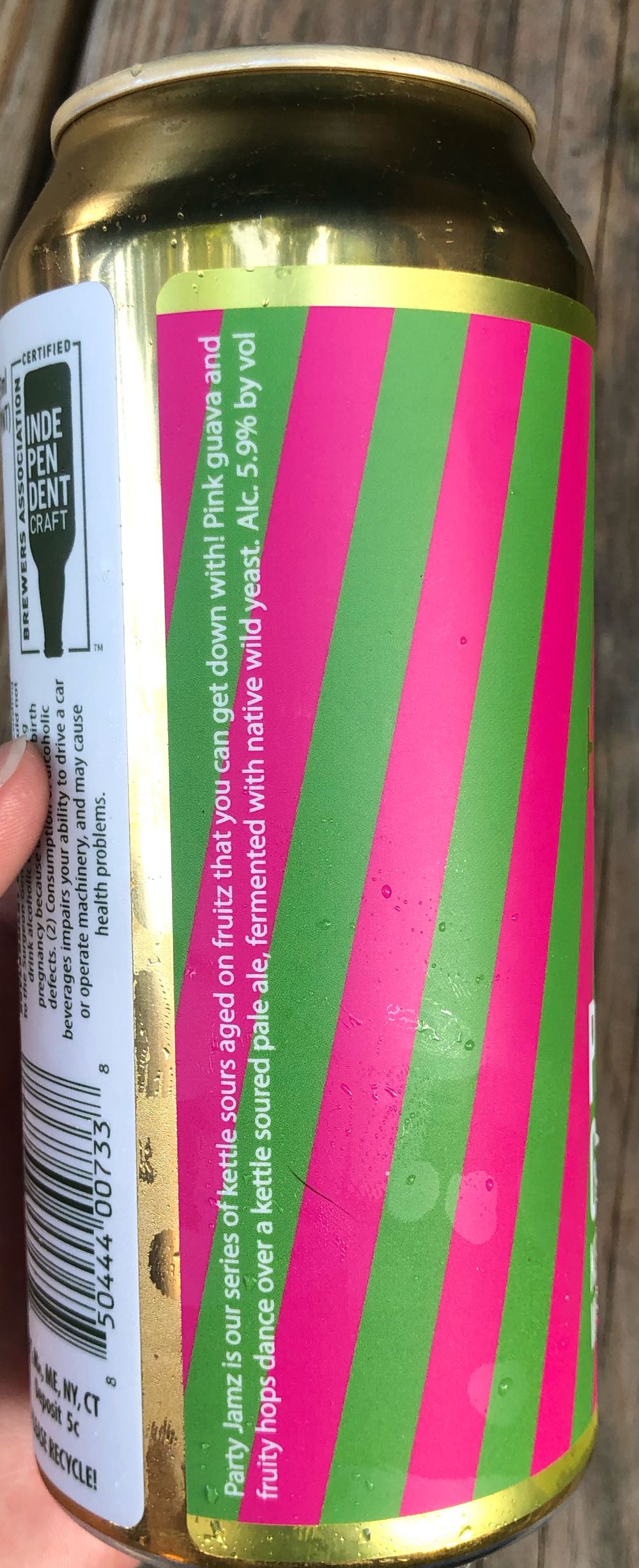 Party Jam Guava - Hermit Thrush Brewery alcohol collectible - Main Image 3