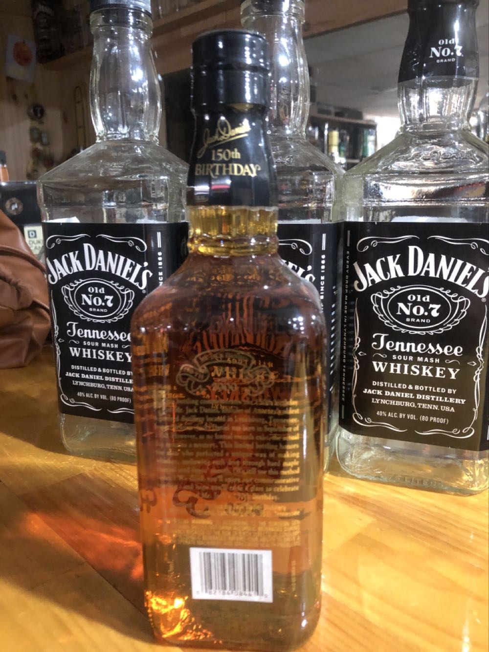 LIQUOR : 150th Birthday Bottle  (750 mL) alcohol collectible - Main Image 2