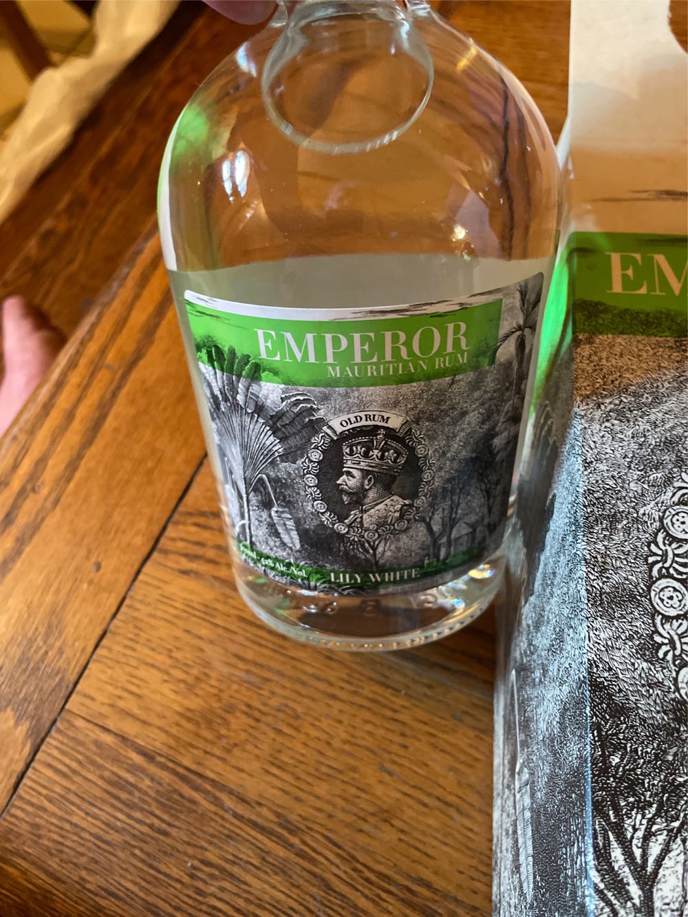 Emperor Mauritian Rum Lily White - Emperor Rum (750 mL) alcohol collectible [Barcode 860003177631] - Main Image 2