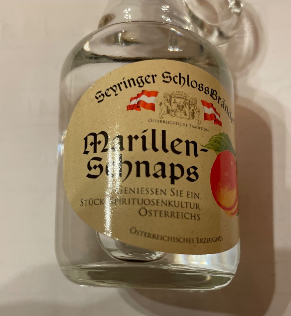Marillen Schnaps  (40 mL) alcohol collectible - Main Image 2