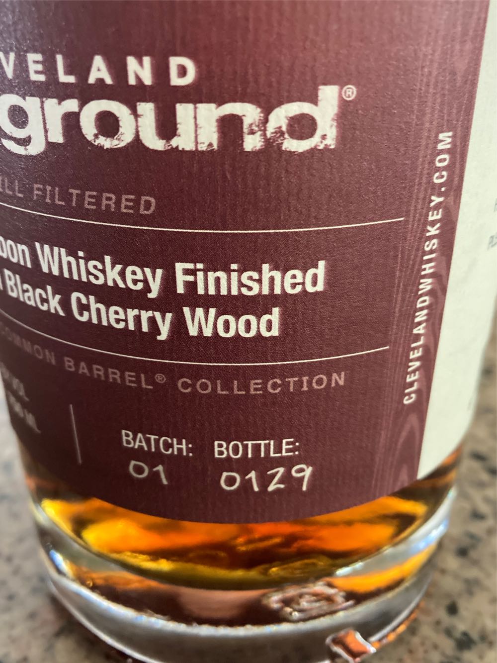 Cleveland Bourbon Finished With Black Cherry Wood Full Proof - Cleveland Whiskey (7509 mL) alcohol collectible [Barcode 850020930180] - Main Image 2