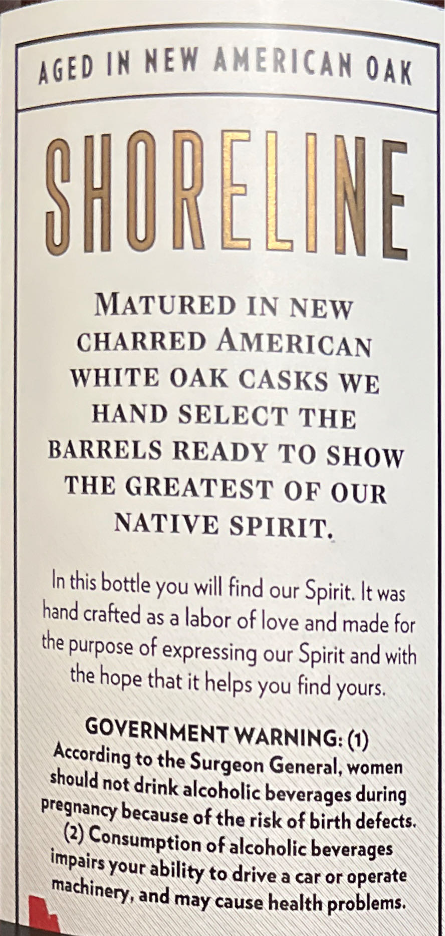 Marlin & Barrel Shoreline Straight Bourbon Whiskey - Marlin & Barrel (750 mL) alcohol collectible [Barcode 680270718128] - Main Image 2