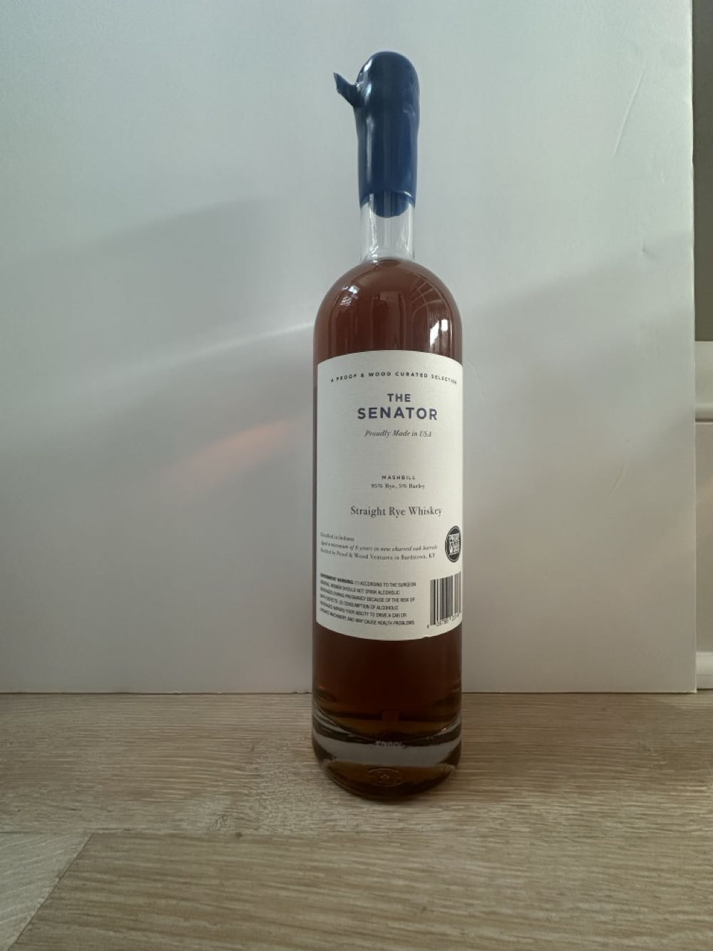 The Senator Barrel - Proof & Wood Ventures (750 mL) alcohol collectible [Barcode 609788231462] - Main Image 2