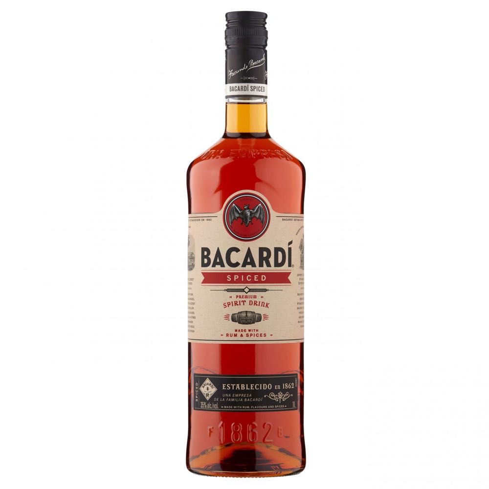 Bacardi Spiced Rum 1l - Bacardi-Martini Ltd, (1 L) alcohol collectible [Barcode 7610113007495] - Main Image 3