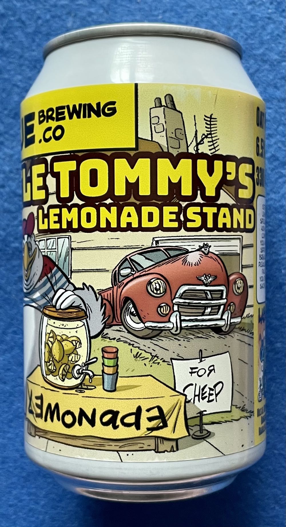 Little Tommy’s Lemonade Stand - Uiltje Brewing Company (330 mL) alcohol collectible [Barcode 8720618804341] - Main Image 2
