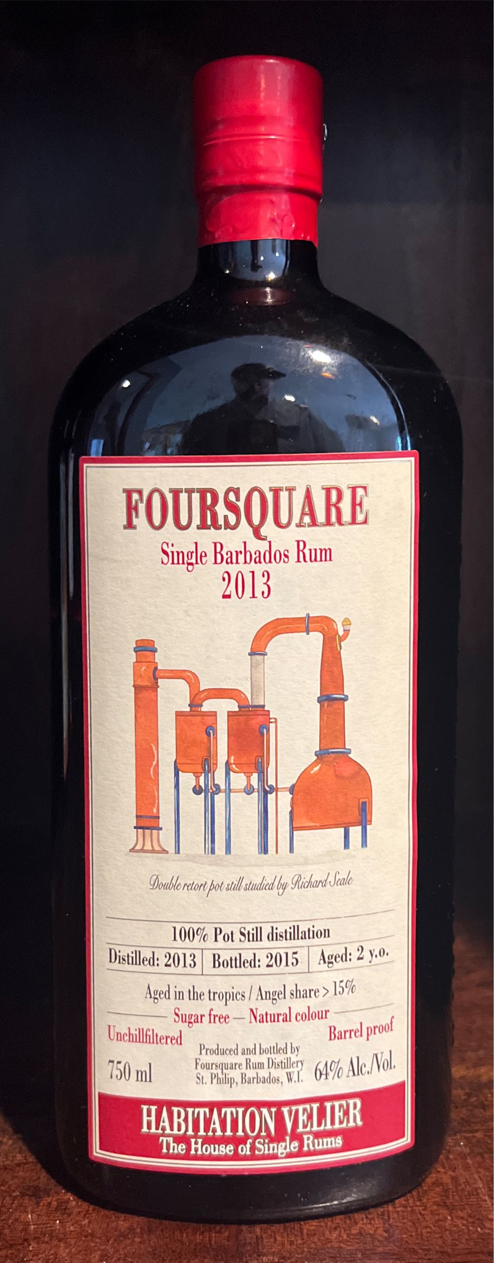 Habitation Velier Foursquare Single Barbados Rum 2013 - Foursquare Rum Distillery (750 mL) alcohol collectible [Barcode 3760272570058] - Main Image 2