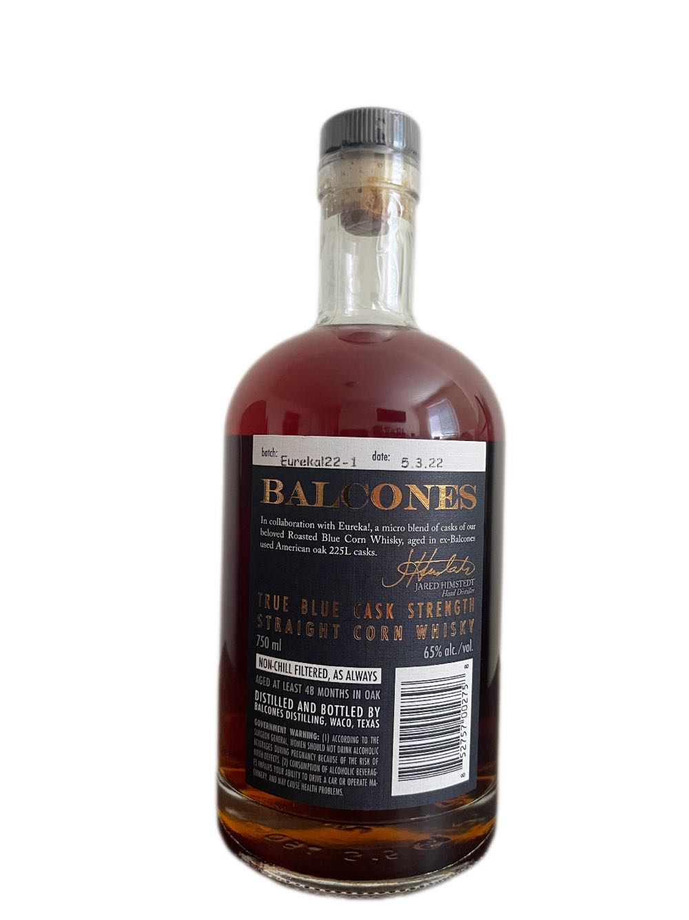 Balcones - Balcones Distilling (750 mL) alcohol collectible [Barcode 852757002758] - Main Image 2