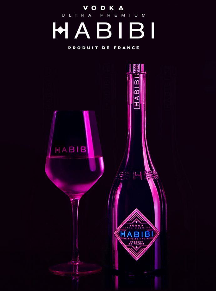 Vodka Ultra Premium Habibi La Bouteille De 70cl - FB3S, Paris (700 mL) alcohol collectible [Barcode 3760265450022] - Main Image 2