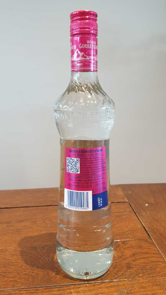 Wodka Gorbatschow Raspberry Special Edition 700ml 37.5% Germany - Gorbatschow Wodka Kg (700 mL) alcohol collectible [Barcode 4003310019485] - Main Image 2