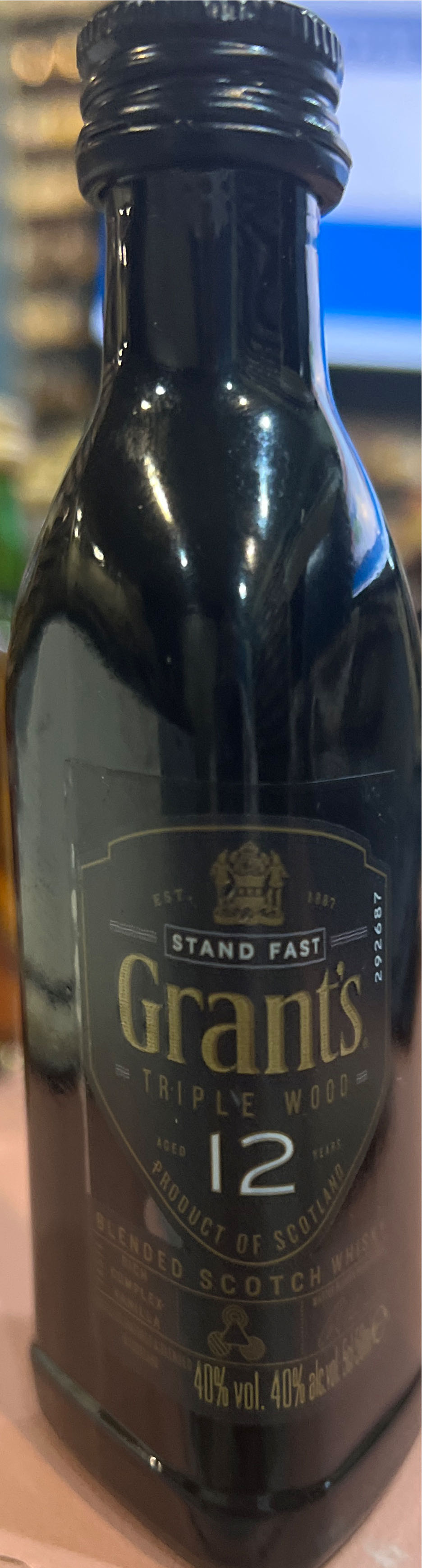 Grants Blended Scotch Whiskey  (50 mL) alcohol collectible [Barcode 5010327200460] - Main Image 4