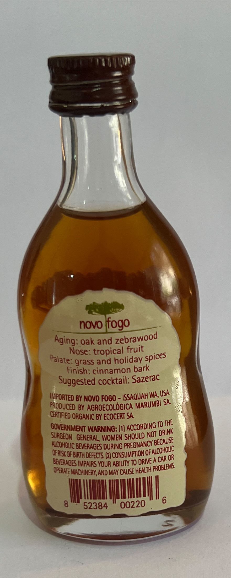 Novo Fogo Tanger  alcohol collectible [Barcode 852384002206] - Main Image 2