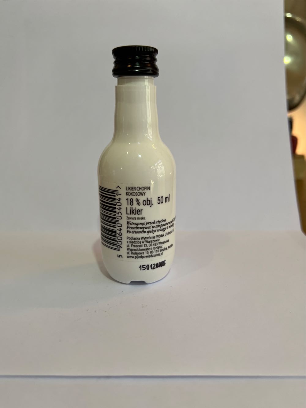 Limier Chopin Kokosowy  (50 mL) alcohol collectible [Barcode 5900640054041] - Main Image 2