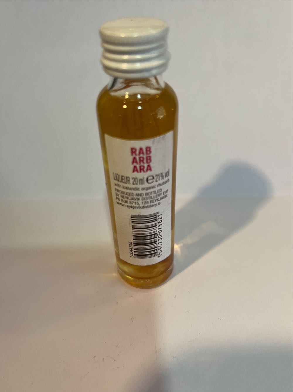 RABARBARA Liqueur  (20 mL) alcohol collectible - Main Image 2