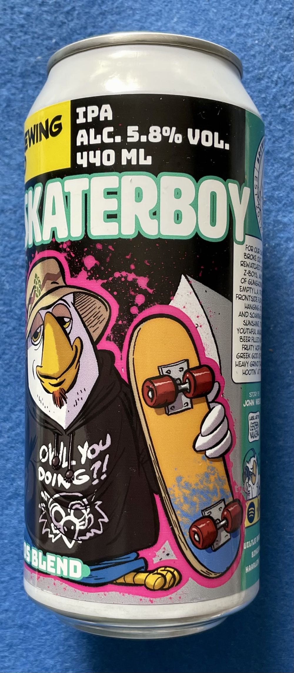 Zythos Skaterboy - Uiltje Brewing Company (440 mL) alcohol collectible [Barcode 8720618804228] - Main Image 2