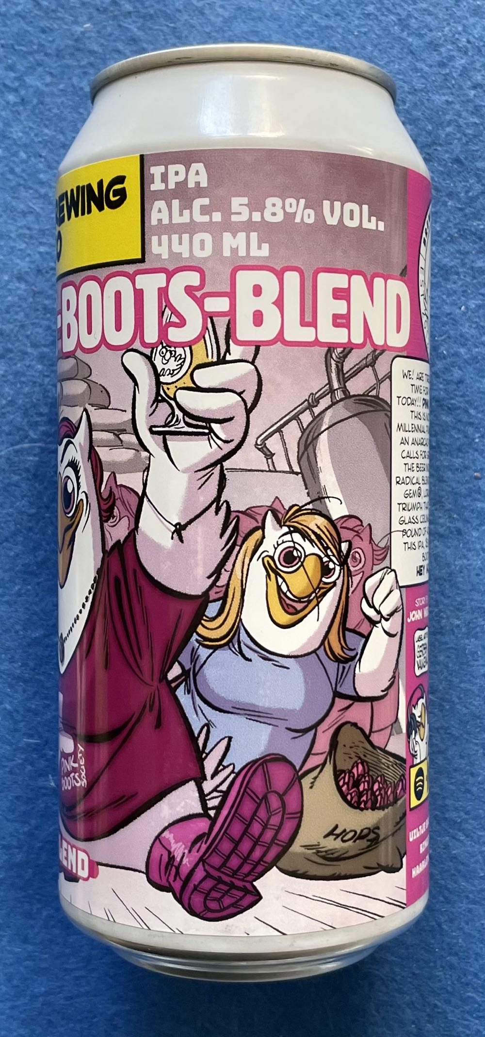 Pink-Punk-Boots-Blend - Uiltje Brewing Company (440 mL) alcohol collectible [Barcode 8720618804235] - Main Image 2
