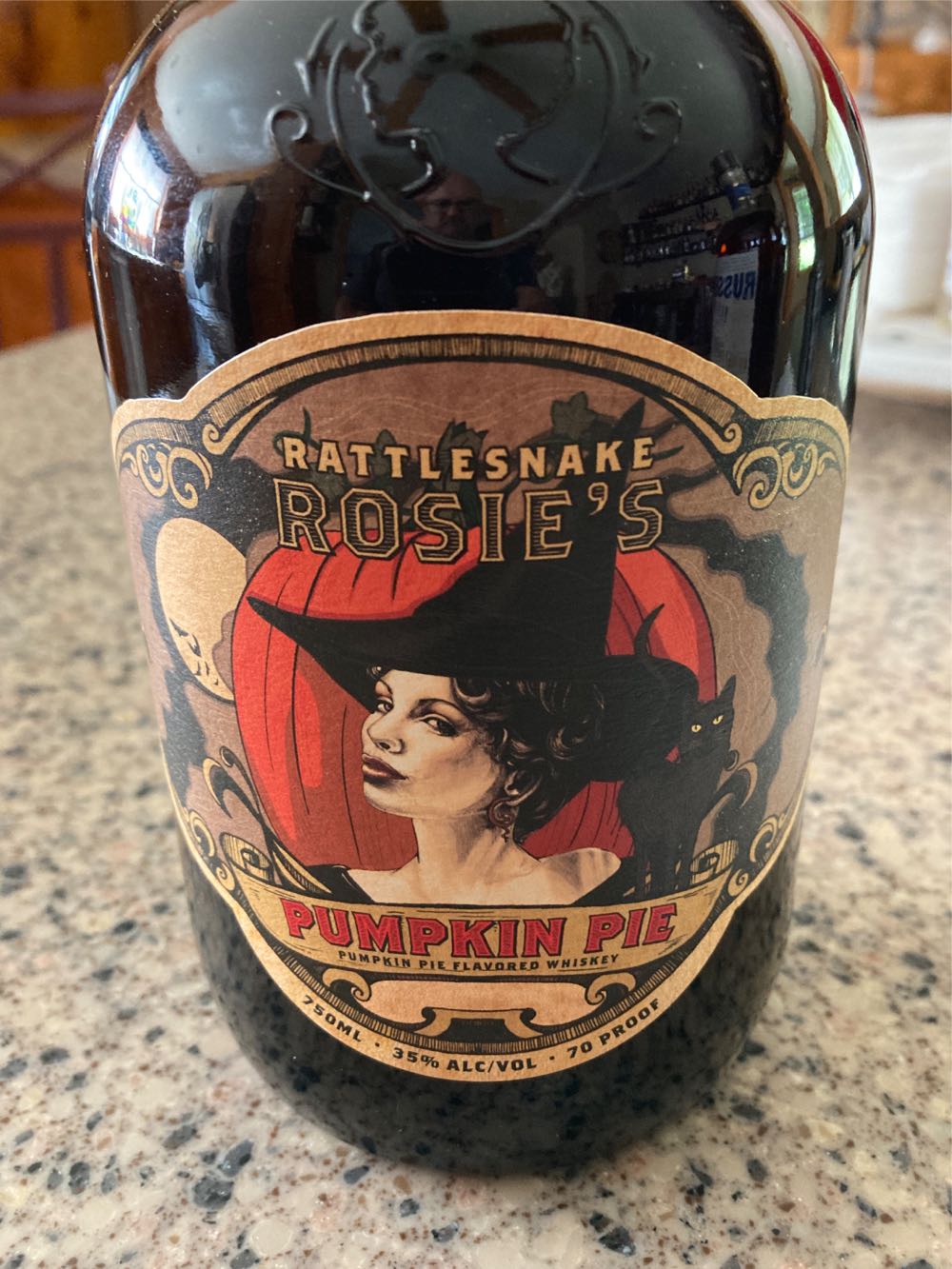 Iron Smoke Rattle Snake Rosie’s Pumpkin Pie - Iron Smoke Distillery (750 mL) alcohol collectible [Barcode 852001005795] - Main Image 1
