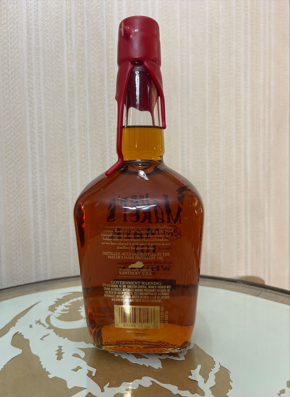 Maker’s Mark 101 - Maker’s Mark Distillery, Loretto, KY (750 mL) alcohol collectible [Barcode 085246507766] - Main Image 2