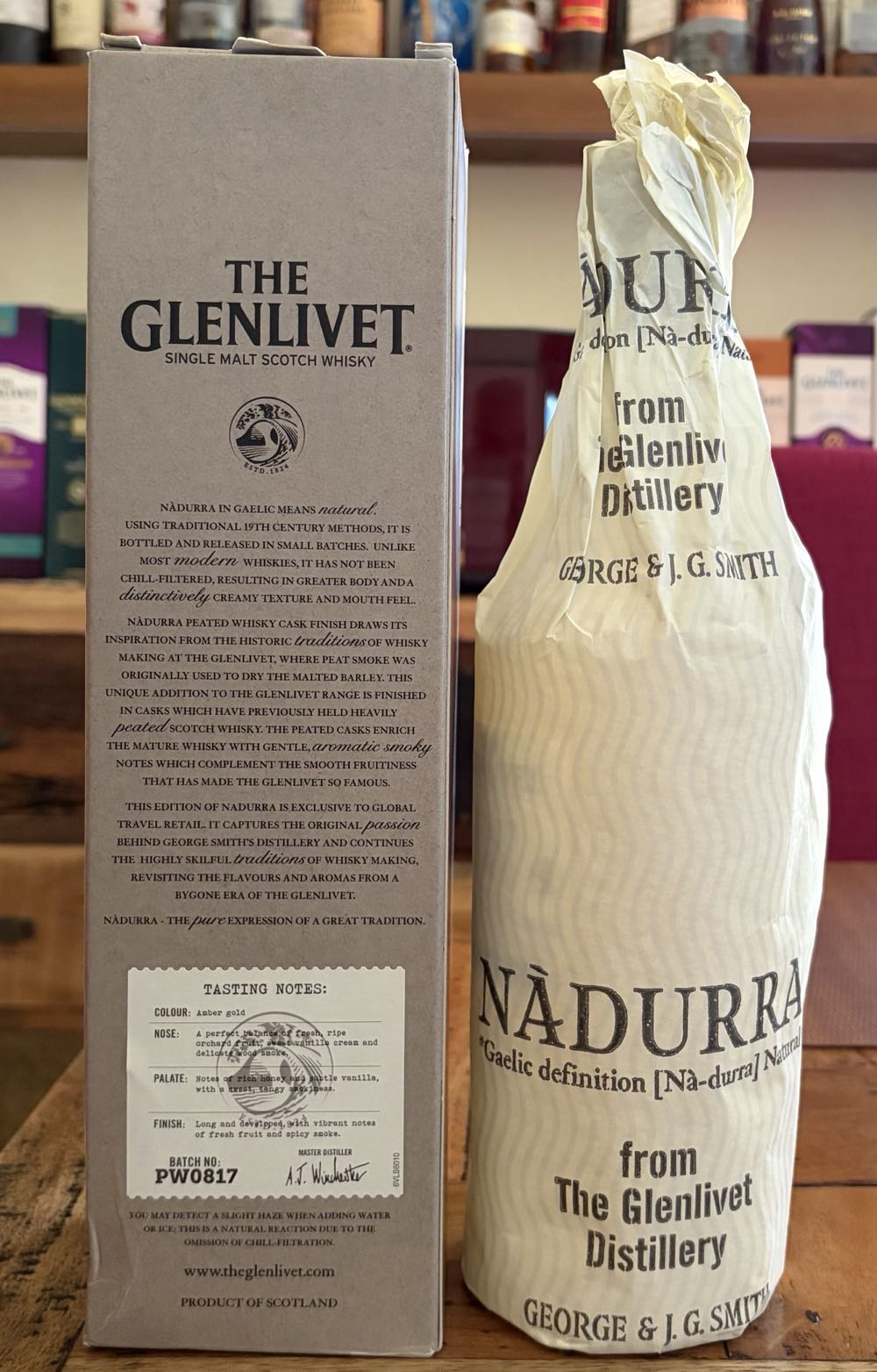 GLENLIVET NÀDURRA Single Malt Scotch Whisky - The Glenlivet Distillery (1000 mL) alcohol collectible [Barcode 5000299295304] - Main Image 2