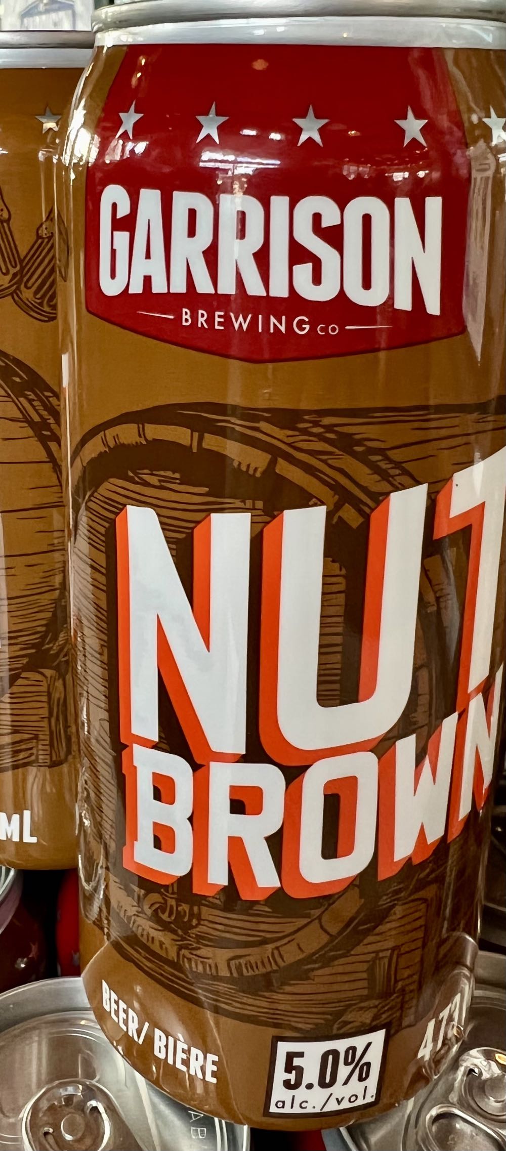 Garrison Brewery Nut Brown - Garrison Brewery, Halifax alcohol collectible - Main Image 2