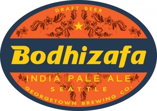 Georgetown Brewing Bodhizafa IPA - Georgetown Brewing Company, Seattle alcohol collectible - Main Image 2