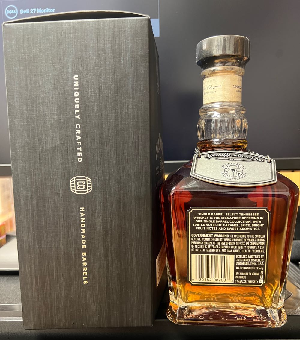 Randall Baby - Jack Daniel’s (750 mL) alcohol collectible [Barcode 082184087008] - Main Image 2